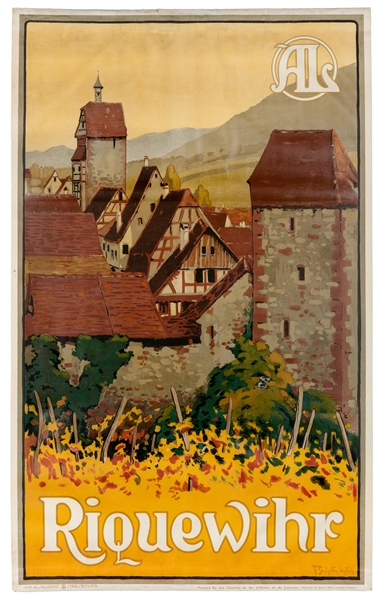  SCHULTZ-WETTEL, Ferdinand. (1872-1957) Riquewihr. Alsacienn...