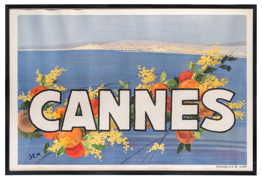  SEM (Georges Goursat, 1863–1934). Cannes. [Paris]: Draeger,...