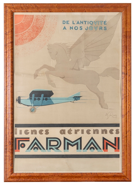  SOLON, Albert (1897–1973). Lignes Aeriennes Farman / De L’A...