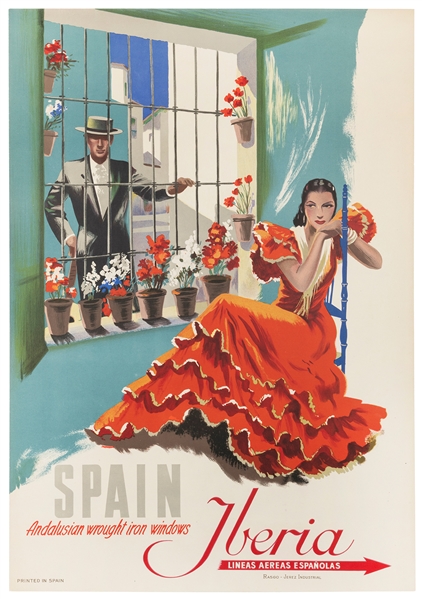  Spain / Iberia. Rasgo-Jerez Industrial, ca. 1950s. Spanish ...