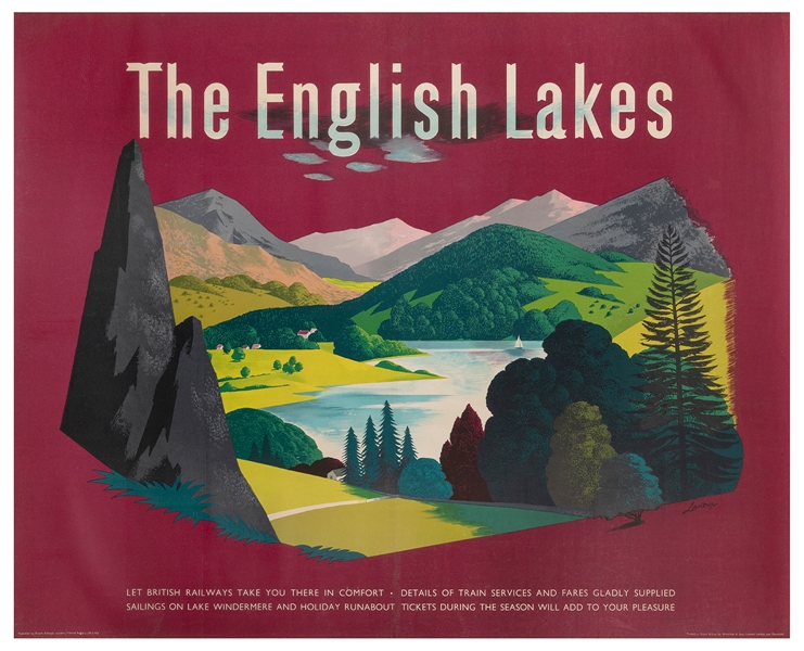  LANDER, Reginald Montague (1913-1980). The English Lakes / ...