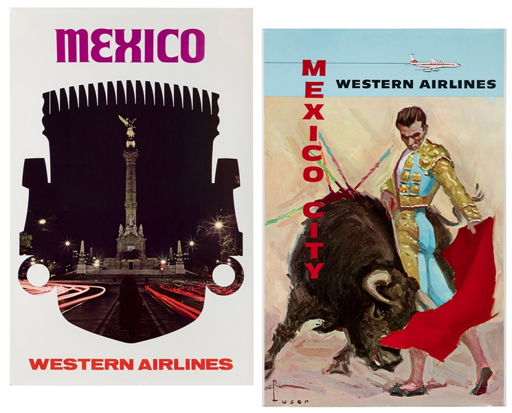  Western Airlines / Mexico [and] Mexico City. [Circa 1970s]....