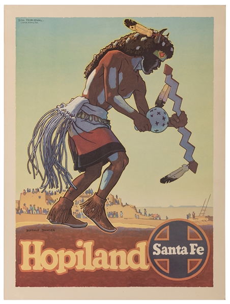  PERCEVAL, Don (1908-1979). Hopiland / Santa Fe Railroad. Ci...