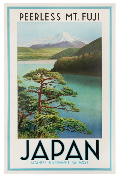  Japan / Peerless Mt. Fuji. Tokyo: Mitsumura Printing Co., c...