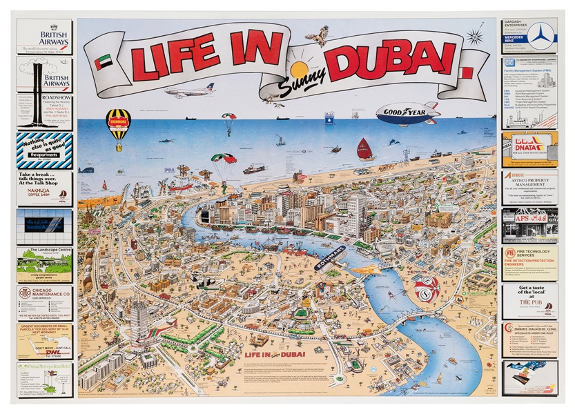  Life in Sunny Dubai. Gil Enterprises/Emirates Printing, ca....