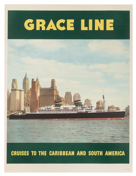  Grace Line / Cruises to the Caribbean and South America. 19...