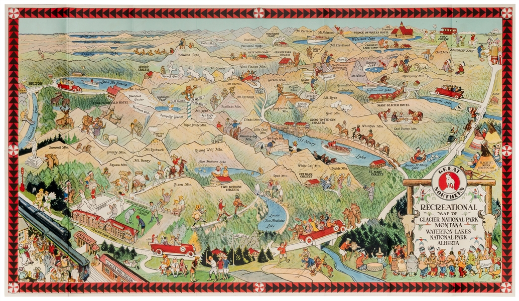  SCHEUERLE, Joseph (1873—1948). Great Northern / Recreationa...