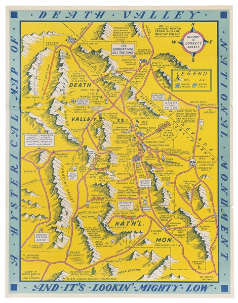  LINDGREN, Hjalmer “Jolly” (1895–1952). A Hysterical Map of ...