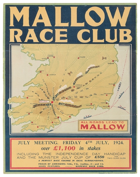  Mallow Race Club / July Meeting, Friday 4th July, 1924. Dub...