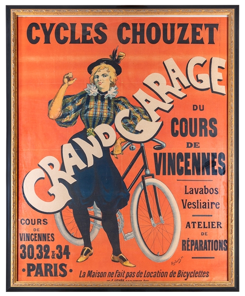  ROBERT, Andre. Cycles Chouzet / Grand Garage du Cours de Vi...