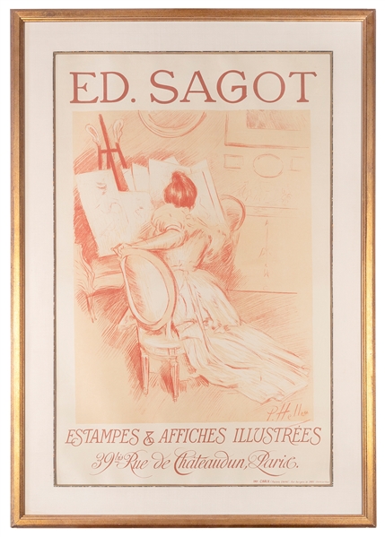  HELLEU, Cesar Paul (1859-1927) Ed. Sagot Prints & Posters. ...