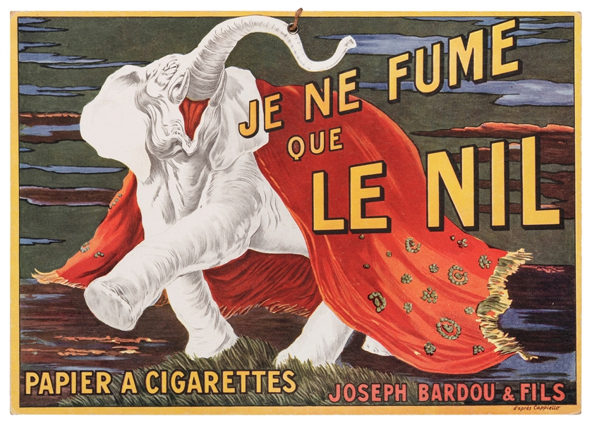  D’APRES CAPPIELLO. Je ne Fume que le Nil. French, ca. 1912....