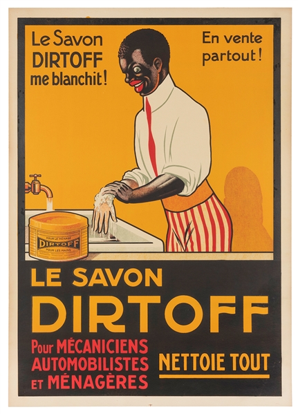  Le Savon Dirtoff. [Paris], ca. 1930s. A French soap adverti...