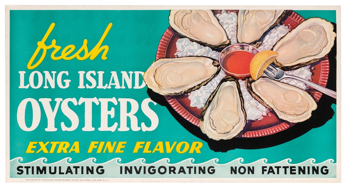  Fresh Long Island Oysters. New York: Long Island Oyster Gro...