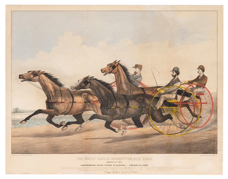  HOWE. The Great Race at Rochester, New York, August 12th, 1...