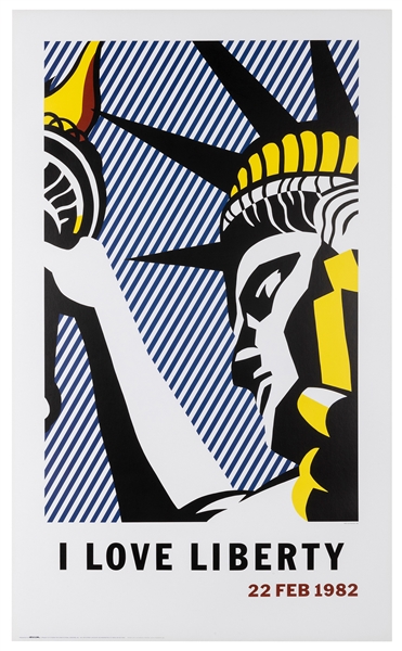  LICHTENSTEIN, Roy (1923—1997). I Love Liberty. 1982. Los An...