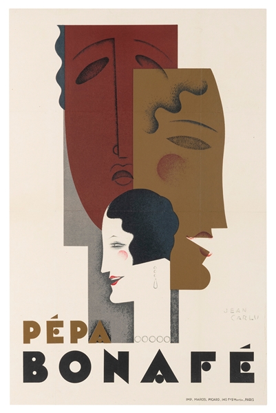  CARLU, Jean (French, 1900-1997). Pépa Bonafé. 1928. Paris: ...