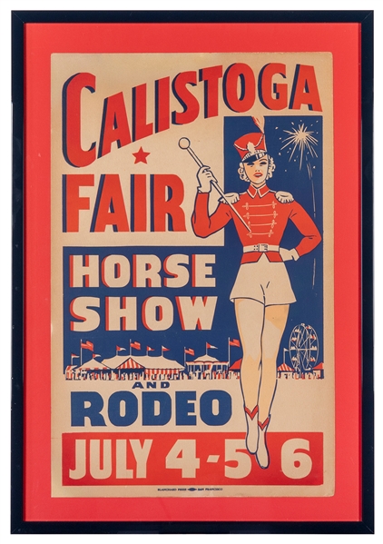  Calistoga Fair Horse Show and Rodeo / July 4-5-6. San Franc...