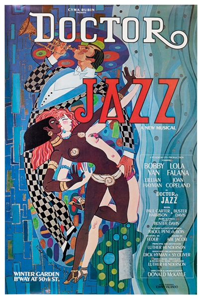  PENE DU BOIS, Raoul (1914-1985). Doctor Jazz. 1974. 45 x 29...