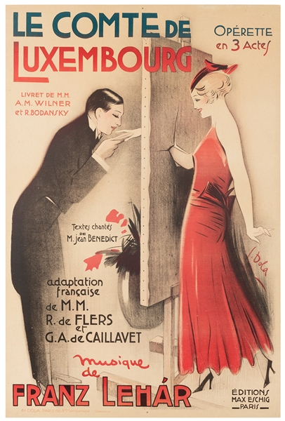  DOLA, Georges (1872—1950). Le Comte de Luxembourg. 1934. Fr...