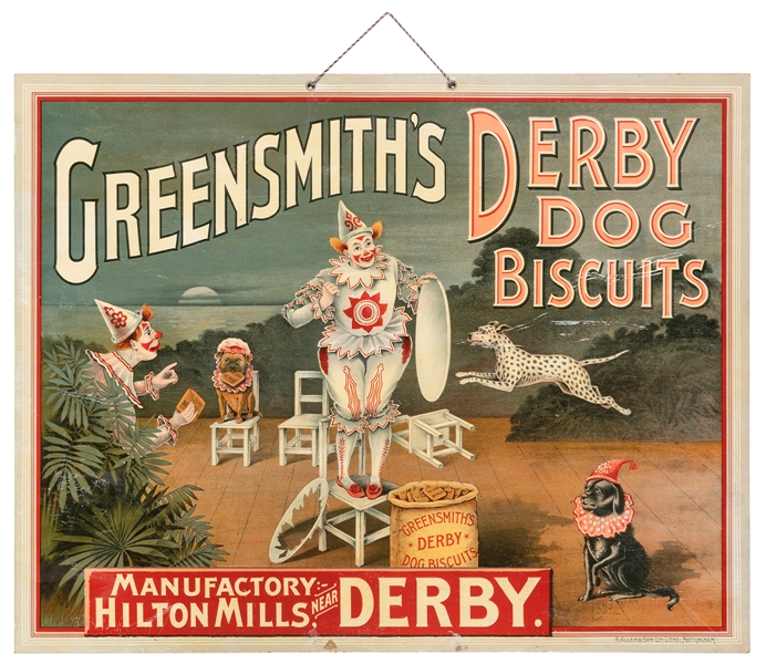  Greensmith’s Derby Dog Biscuits. Nottingham: R. Allen & Son...