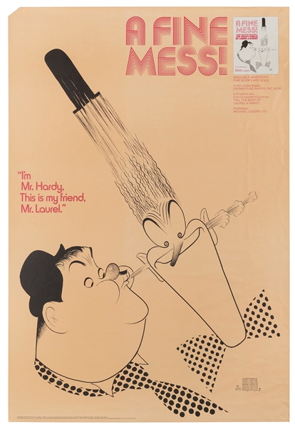  HIRSCHFELD, Al (1903 – 2003). A Fine Mess! 1975. New York: ...