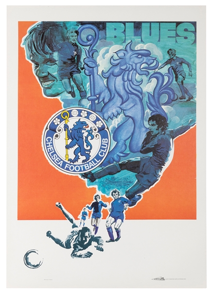  Chelsea Football Club. Nottingham: Activity Print, ca. 1970s...