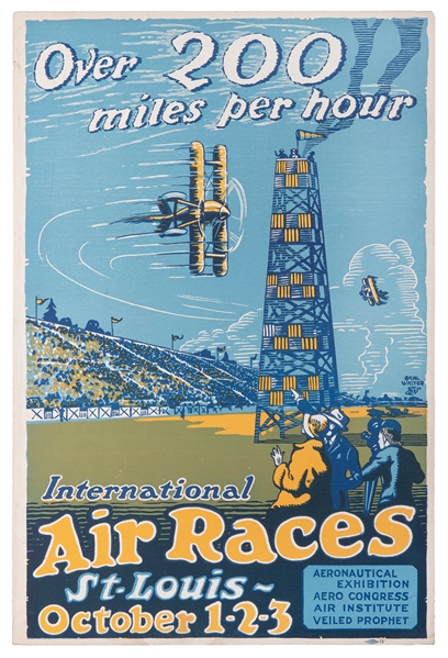  WALTER, Carl. International Air Races / St. Louis, October ...