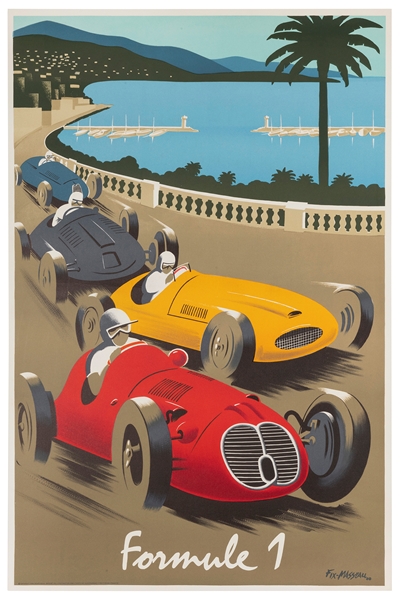  FIX-MASSEAU, Pierre (1905 – 1994). Formula 1. 1988. 39 x 25...