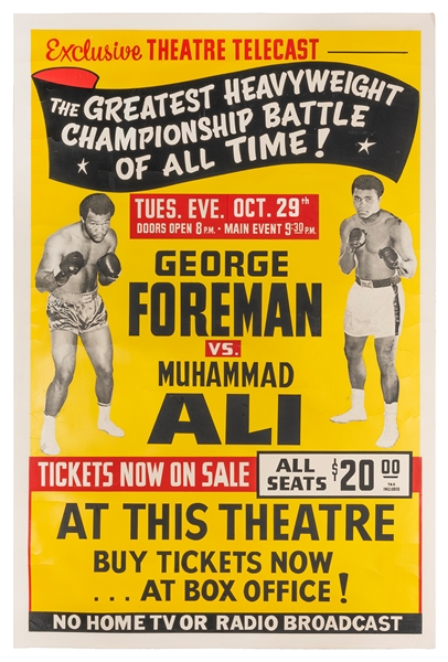  George Foreman vs. Muhammad Ali / The Greatest Heavyweight ...