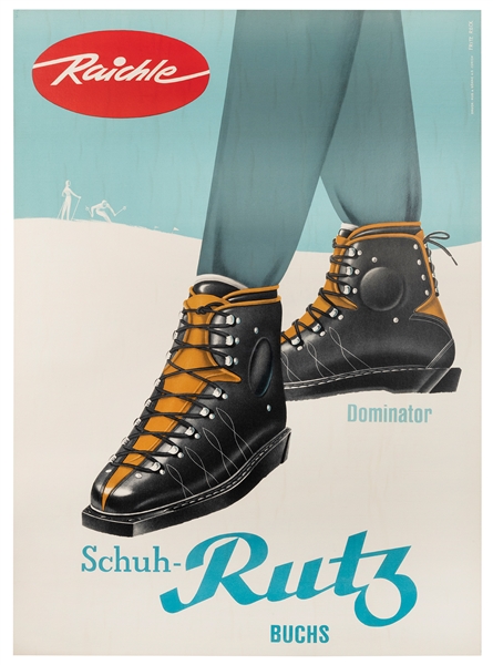  RECK, Fritz. Schuh-Rutz / Raichle. Zurich: Hugh & Sohne, ca...