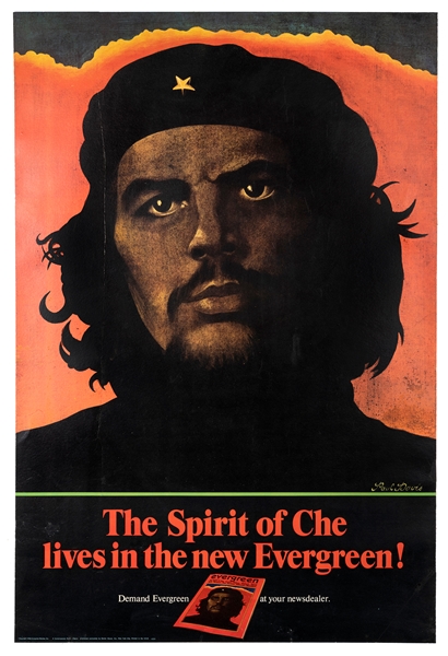 DAVIS, Paul (b. 1938), designer. The Spirit of Che lives in the new Evergreen! 