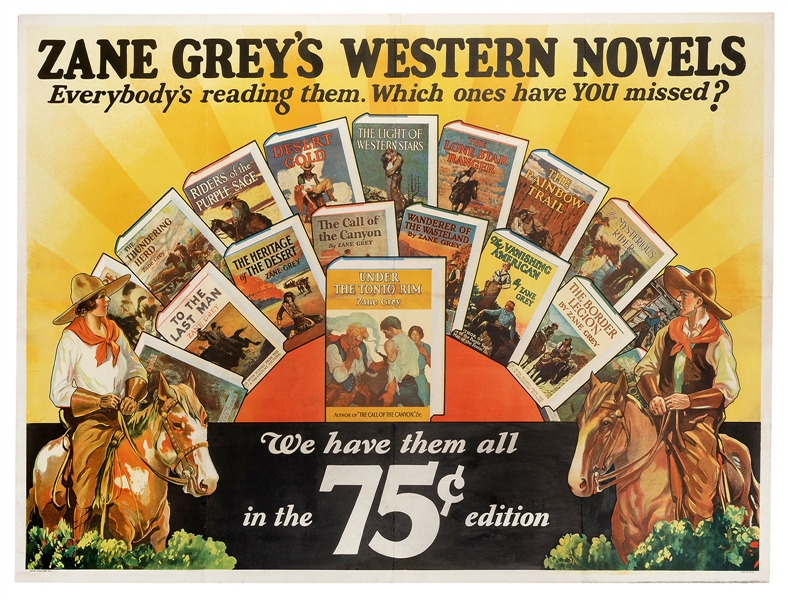 Zane Grey’s Western Novels. 