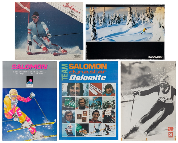  [SALOMON]. A group of ten advertising posters. Circa 1970s....