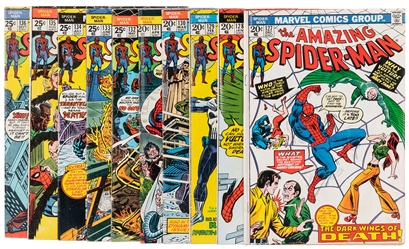  The Amazing Spider-Man Volume 1 Nos. 127-136. Marvel Comics...