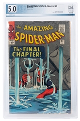  The Amazing Spider-Man No. 33. Marvel, ca. 1966. PGX 5.0 gr...