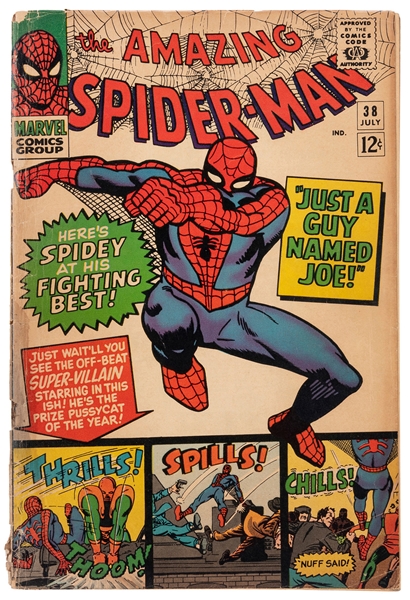  The Amazing Spider-Man No. 38. Marvel Comics Group, ca. Jul...