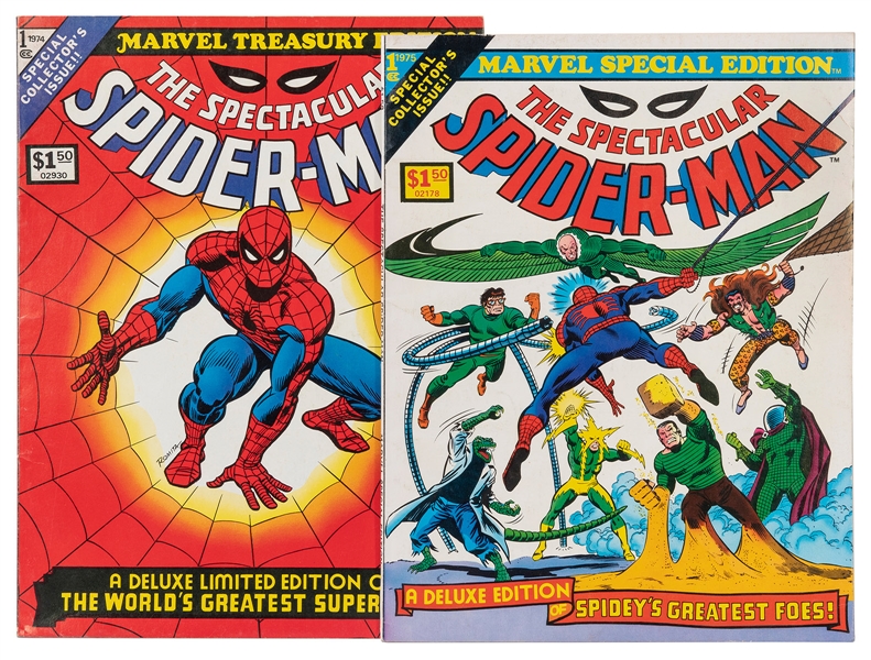  [SPIDER-MAN]. Two Collector’s Issues of the Spectacular Spi...