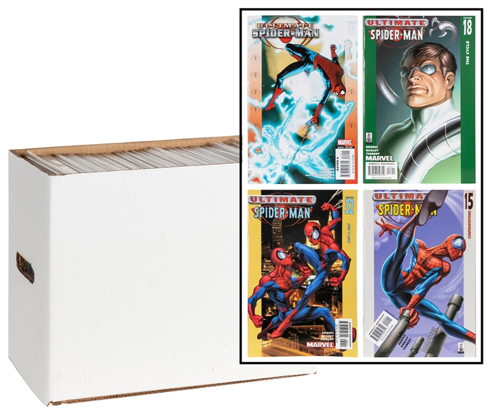  [ULTIMATE SPIDERMAN]. Comic Box of Ultimate Spider-Man Comi...