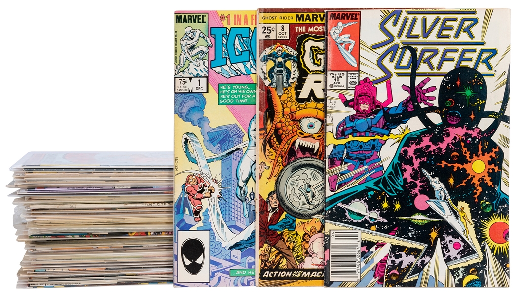  Assorted Lot of Thirty-Five Marvel Comics. Marvel Comics Gr...