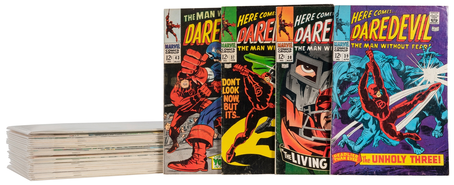  [DAREDEVIL]. Daredevil Comics Volume I Nos. 36-55, and Nos....