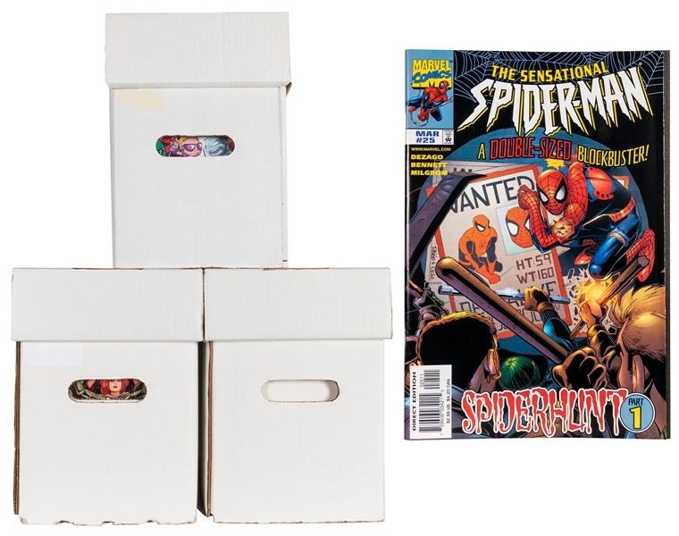  [MINISERIES]. Three Boxes of Marvel Mini-Series Comics. Mod...