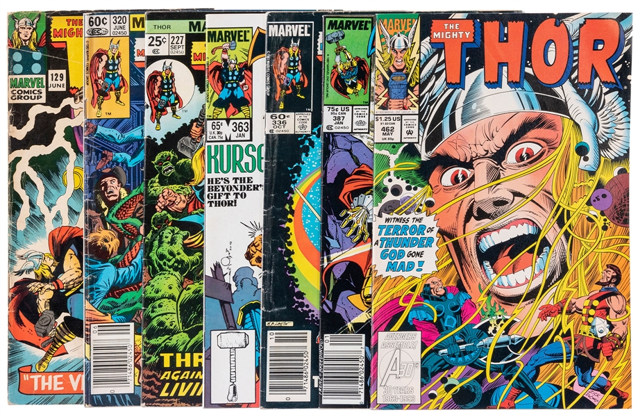  [THOR]. Six Thor Comics. Marvel Comics Group, ca. 1966-93. ...