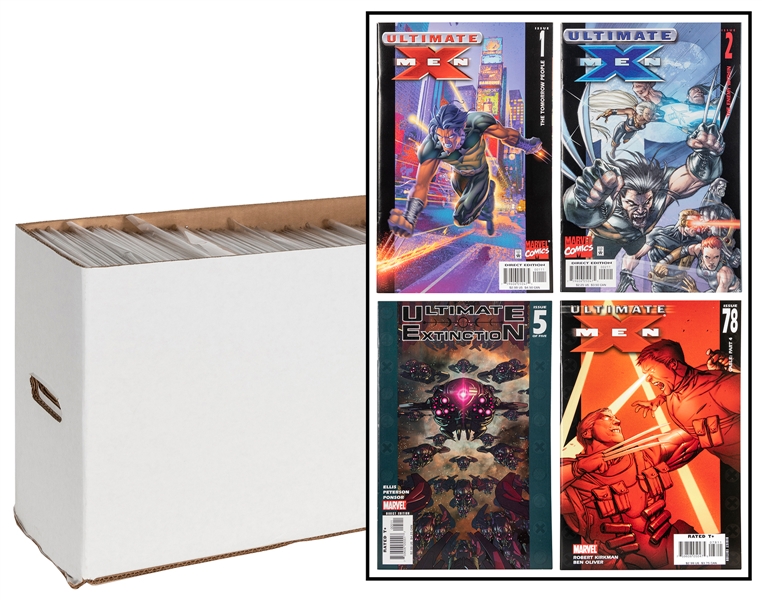  [ULTIMATE MARVEL UNIVERSE]. Box of Ultimate Marvel Universe...