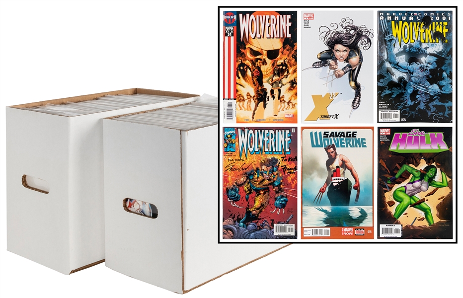  [WOLVERINE]. 2 Comic Boxes of Wolverine and She-Hulk Comics...