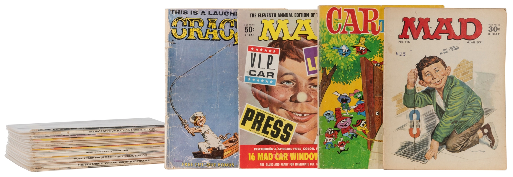  [HUMOR]. Twenty-Six Humor Magazines. Circa 1960-70s. Group ...