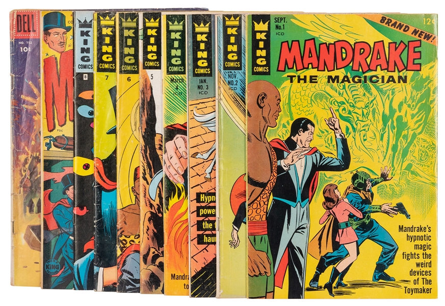  [MANDRAKE THE MAGICIAN]. Group of Twelve Mandrake the Magic...