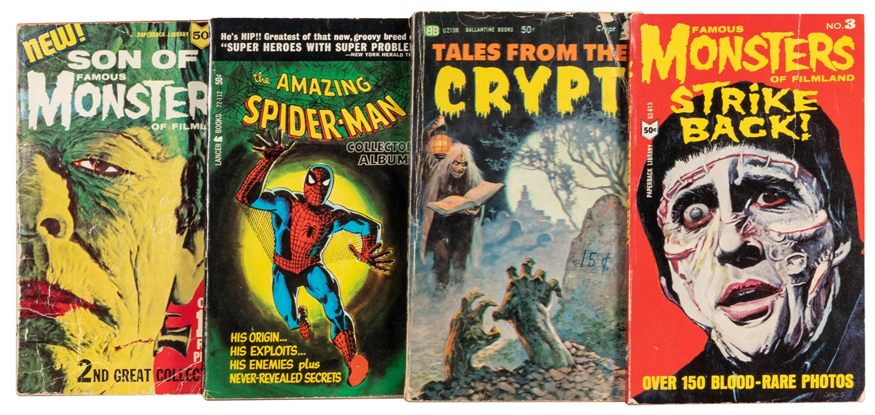  [PAPERBACK LIBRARY]. Four Comic Book-Inspired Paperbacks. I...