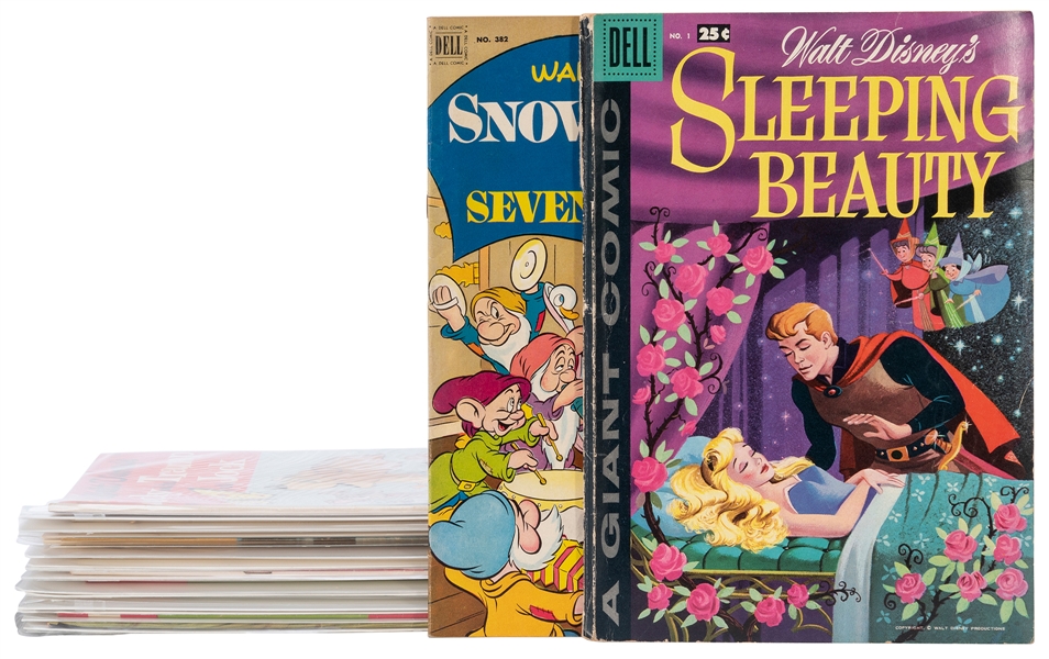  [WALT DISNEY]. Collection of 20 Walt Disney Comics. Dell Co...