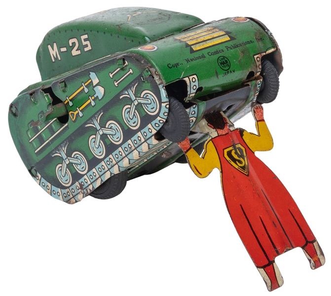  Superman Turnover Tank M-25. New York: Marx Toys, ca. 1950s...